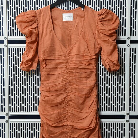 Isabel Marant Etoile SIRENY GATHERED MINI DRESS